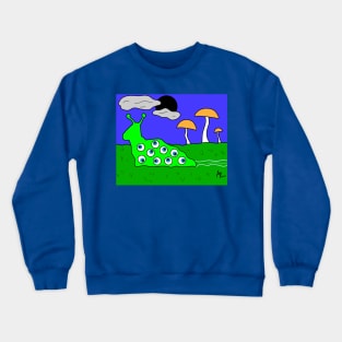 All Seeing Slug (Cartoon) Crewneck Sweatshirt